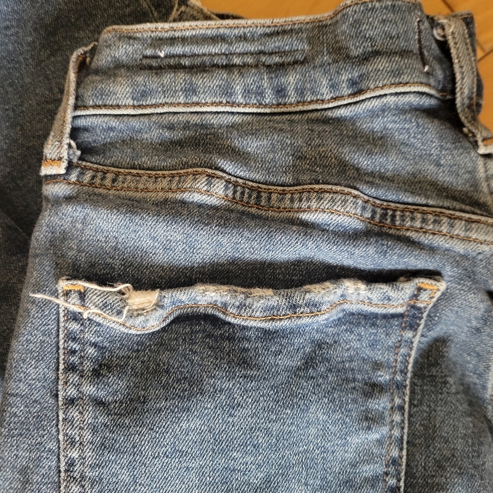 Citizens of Humanity Charlotte Skinny Jeans 25 Frayed Hem Medium Wash Denim - Picture 7 of 7